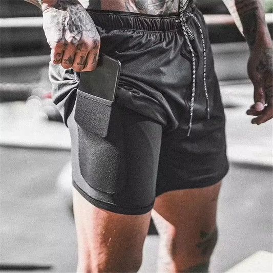 Men's Camouflage Mesh Running Shorts