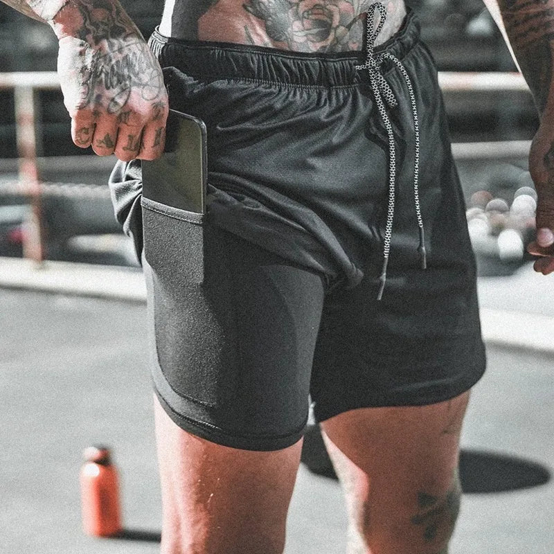 Men's Camouflage Mesh Running Shorts